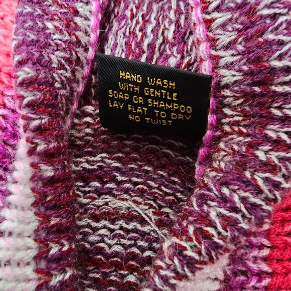 Kids Alpaca Wool Knit Zip Up Sweater Jacket Hood Cactus Animals Made In Peru - Picture 4 of 6